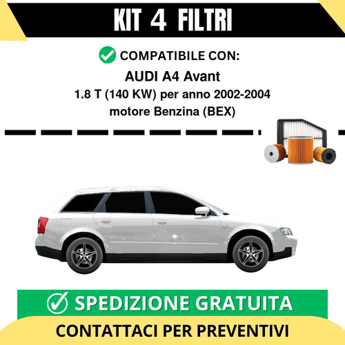 Kit filtri tagliando per - kit,