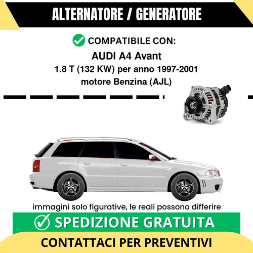 Alternatore audi avant 8 - audi,