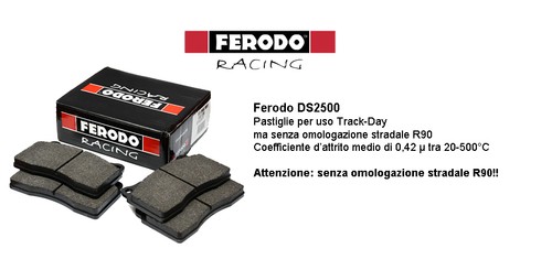 Pastiglie post racing - pastiglie, x