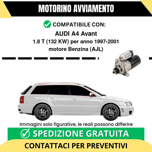 Motorino avviamento audi - audi, a4