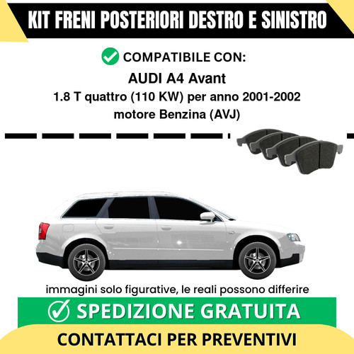 Pastiglie freno posteriori - pastiglie,