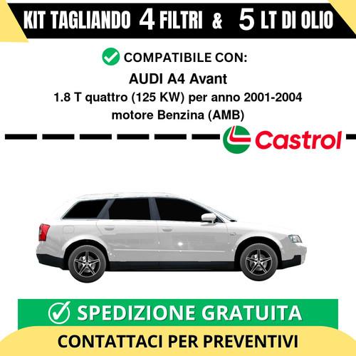 Tagliando per audi avant - a4,