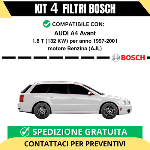Kit bosch filtri - bosch, tagliando